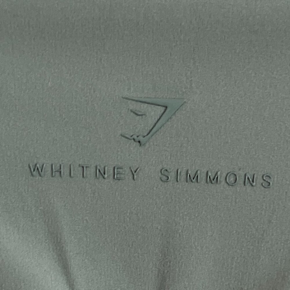 WHITNEY SIMMONS GYMSHARK LEGGINGS SAGE GREEN XS